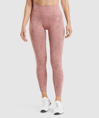 Leggins Gymshark Adapt Fleck Seamless Mujer Rosas | CO 2867BEX